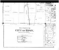 Ripon City - West - Below, Fond Du Lac County 1893 Microfilm